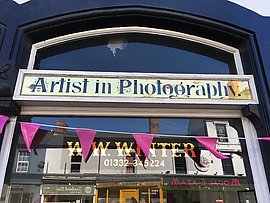 The studio of WW Winter in Derby, one of the world's longest lasting photography businesses. Photo: Paul Herrmann